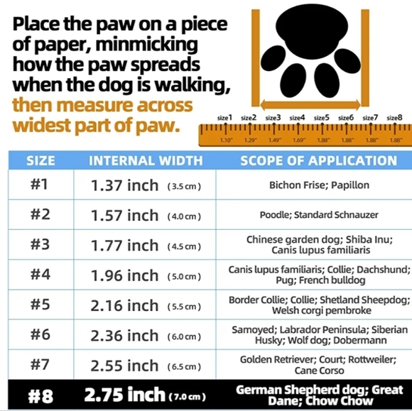 NWT Leopard Print Fuzzy Dog Boots Shoes, Size 8 - Picture 13 of 14